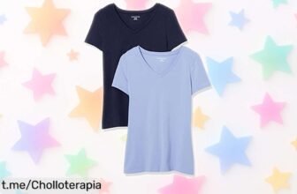 Impresionantes camisetas básicas de manga corta Amazon Essentials en pack de 2 a precio loco, ¡renueva tu armario con estilo y sin complicaciones ya!