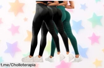 Impresionantes leggins deportivos para mujer en pack de 3, ¡para moverte con estilo! No te pierdas esta oferta loca que está regalado.