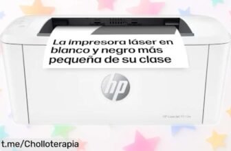 Impresora láser A4 monocromo HP LaserJet M110w a precio de ganga: calidad y conexión fácil por Bluetooth o WiFi. ¡Atrapa este chollo antes que se acabe!