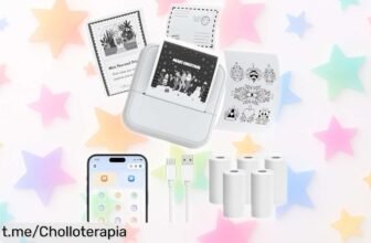 Impresora térmica portátil OFFCUP: lleva la diversión contigo y disfruta de fotos y stickers a un precio loco, ¡aprovéchala antes de que desaparezca!