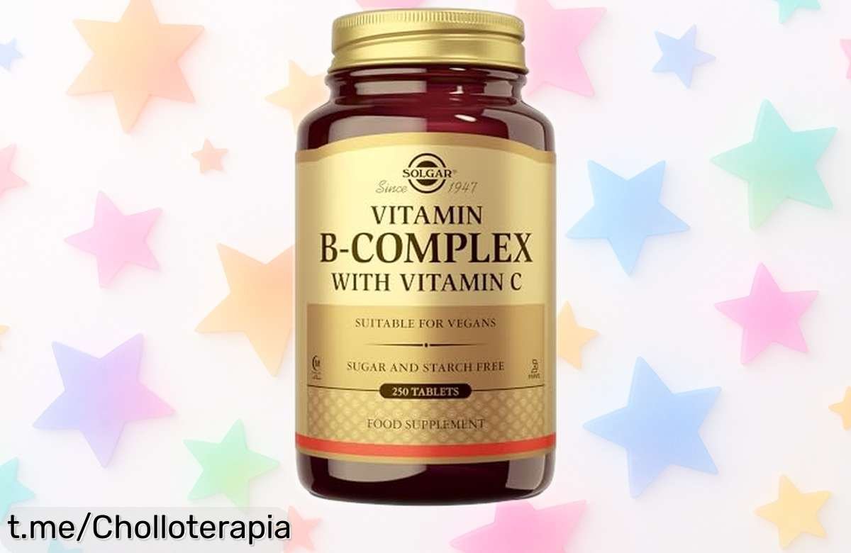 Impulsa tu energía con Vitamina BComplex con C de Solgar, ¡ofertón imperdible para dejar el cansancio atrás y sentirte increíble cada día!
