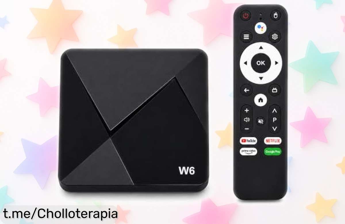 Increíble Android TV Box 14 QuadCore con WiFi 6, ahora a un precio loco para que veas pelis y series en 4K sin complicaciones. ¡No dejes pasar este chollo y sumérgete en el entretenimiento ya!