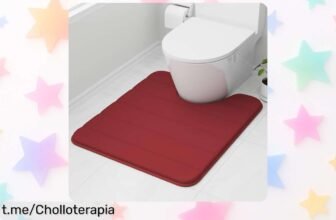 Increíble alfombrilla de baño Wyewye que seca al instante y no resbala, ¡aprovéchate de este chollazo para tener tus pies siempre secos y disfrutar con seguridad!