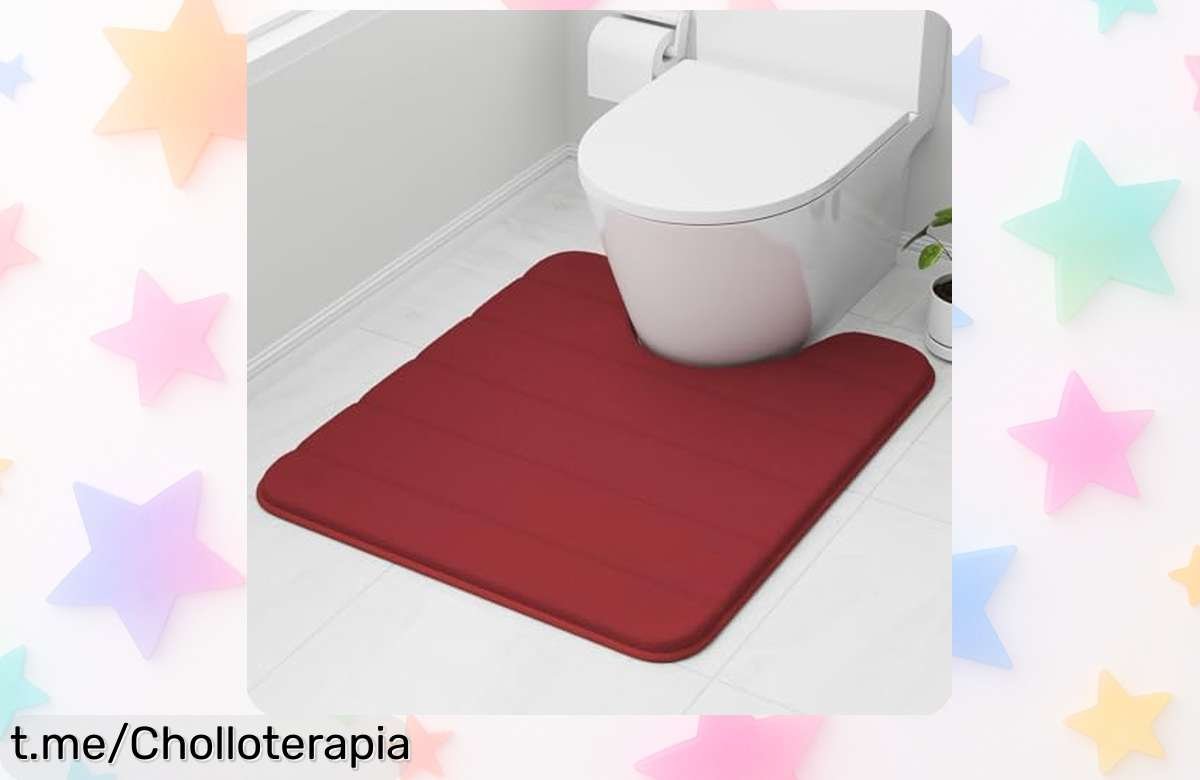 Increíble alfombrilla de baño Wyewye que seca al instante y no resbala, ¡aprovéchate de este chollazo para tener tus pies siempre secos y disfrutar con seguridad!