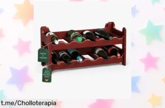 Increíble botellero modular ARTECSIS que se adapta a tu espacio y crece contigo, aprovecha este chollo antes de quedarte sin él y dale un toque especial a tu hogar.