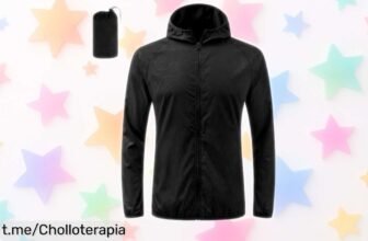 Increíble chaqueta impermeable AUYAO para hombre, ligera y plegable; ¡un ofertón que no podrás dejar escapar en esta temporada de lluvias!