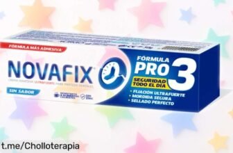 Increíble crema adhesiva para dentaduras Novafix Pro3 con fijación potente y sin heridas, ¡ahora a un precio que parece de broma! No dejes pasar esta oportunidad única.