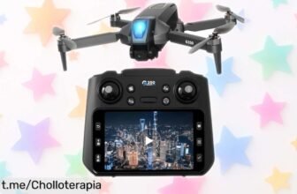 Increíble dron con cámara HD 1080P y pantalla integrada: ¡aprovecha este chollazo y empieza a volar como un profesional sin complicaciones!