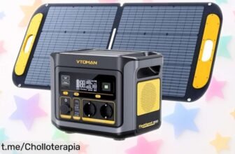 Increíble estación de energía portátil VTOMAN FlashSpeed 600 que se recarga en más de una hora y aguanta un mini frigorífico, no te pierdas esta oferta única para estar siempre lleno de energía.