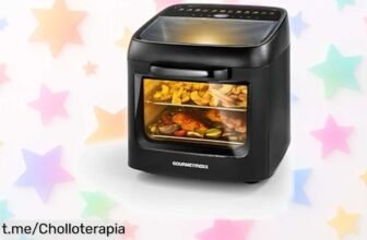 Increíble horno de aire caliente GOURMETmaxx de 12,5 litros con 9 funciones y ventana para cocinar como un chef en casa a un precio loco que no querrás dejar pasar.