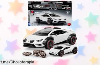Increíble kit para montar un Lamborghini Huracán Sterrato a escala 1:64 de Mattel, ¡ahora a precio tirado! Da rienda suelta a tu pasión por los coches y dale caña a tu colección.