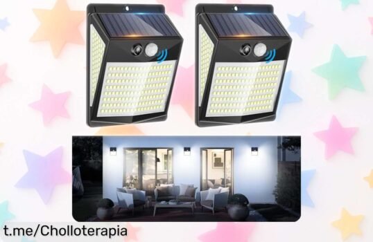 Increíble luz solar LED de exterior con sensor, iluminando tu jardín como nunca a un precio rebajado que no querrás dejar escapar. ¡Hazlo brillar y disfruta cada rincón!