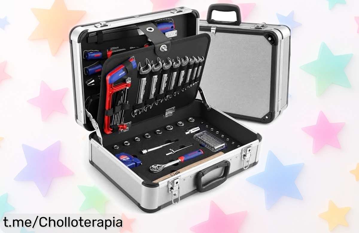 Increíble maletín WORKPRO con 119 herramientas básicas, un super chollo que no puedes dejar escapar para tener todo bajo control en casa y oficina. ¡Consíguelo antes de que se agote!