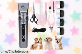 Increíble máquina cortapelos Vsshe para perros y gatos, ¡oferta rebajada que no puedes dejar pasar! Dale a tu peludo el corte perfecto mientras ahorras.