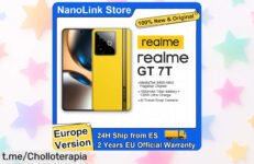 Increíble móvil Realme GT 7T con batería de titanio y carga rápida a un precio loco, ¡no te lo pierdas porque es una oportunidad única para disfrutar la tecnología más top!