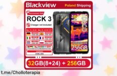 Increíble móvil todoterreno Blackview ROCK 3 con batería brutal y pantalla gigante, ¡ahora a un precio regalado que vuela! No dejes pasar esta oportunidad única.
