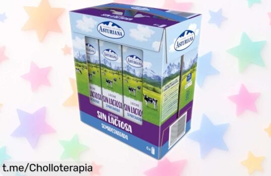 Increíble pack de 6 briks de leche semidesnatada sin lactosa Central Lechera Asturiana a precio rebajado, ¡aprovecha este ofertón y disfruta más momentos en familia!