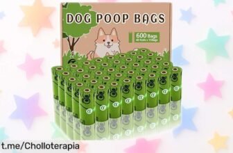 Increíble pack de 600 bolsas para perro AiTodos® súper resistentes y a un precio increíble, ¡no dejes que se te escape este chollo antes que volar!