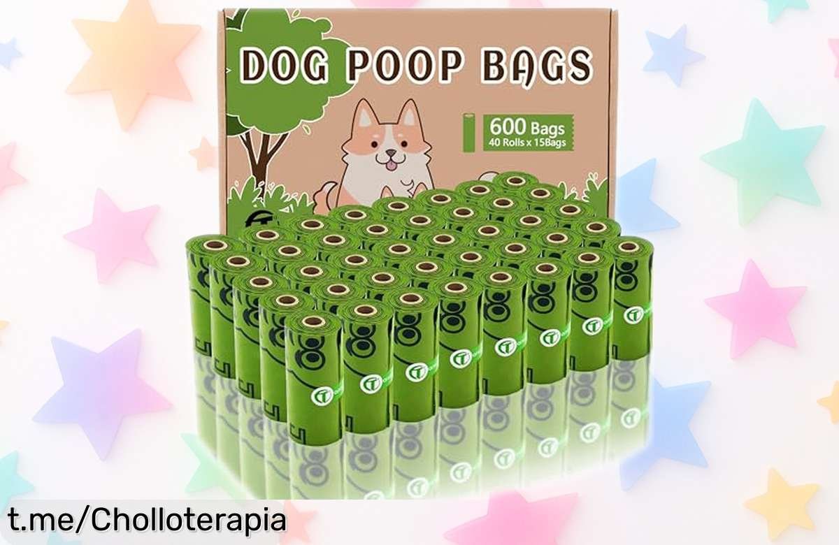 Increíble pack de 600 bolsas para perro AiTodos® súper resistentes y a un precio increíble, ¡no dejes que se te escape este chollo antes que volar!
