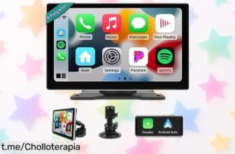 Increíble pantalla táctil de 7” AWESAFE con CarPlay y Android Auto inalámbricos, ¡conectividad sin cables a un precio loco que no puedes dejar pasar!
