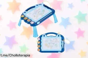 Increíble pizarra de dibujo mágica infantil Eucomir con 3 modos y borrado rápido, ¡un super chollo para que los peques suelten su creatividad sin límites!