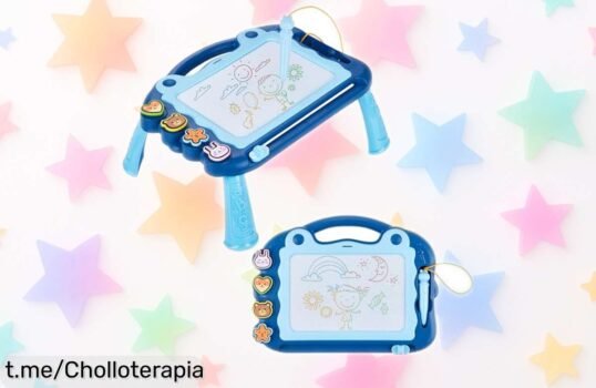 Increíble pizarra de dibujo mágica infantil Eucomir con 3 modos y borrado rápido, ¡un super chollo para que los peques suelten su creatividad sin límites!