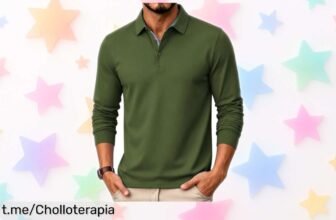 Increíble polo de manga larga Zitysport, ligero y transpirable: un super chollo para que te muevas sin parar y luzcas siempre bien. ¡No lo dejes pasar, es tu momento!