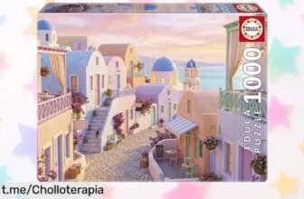 Increíble puzzle de 1000 piezas Educa Santorini: relájate armándolo y decora tu hogar. ¡No esperes más a disfrutar de este ofertón que es una maravilla!