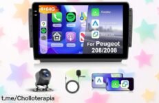 Increíble radio Hodozzy de 10 para coche Peugeot 208/2008, pura tecnología con Bluetooth y GPS ¡aprovéchate del precio loco antes que se agote!