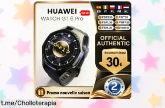 Increíble reloj inteligente HUAWEI Watch GT 6 Pro, pantalla AMOLED y GPS a precio de escándalo; apúntate ya y siente la libertad en cada paso que das.