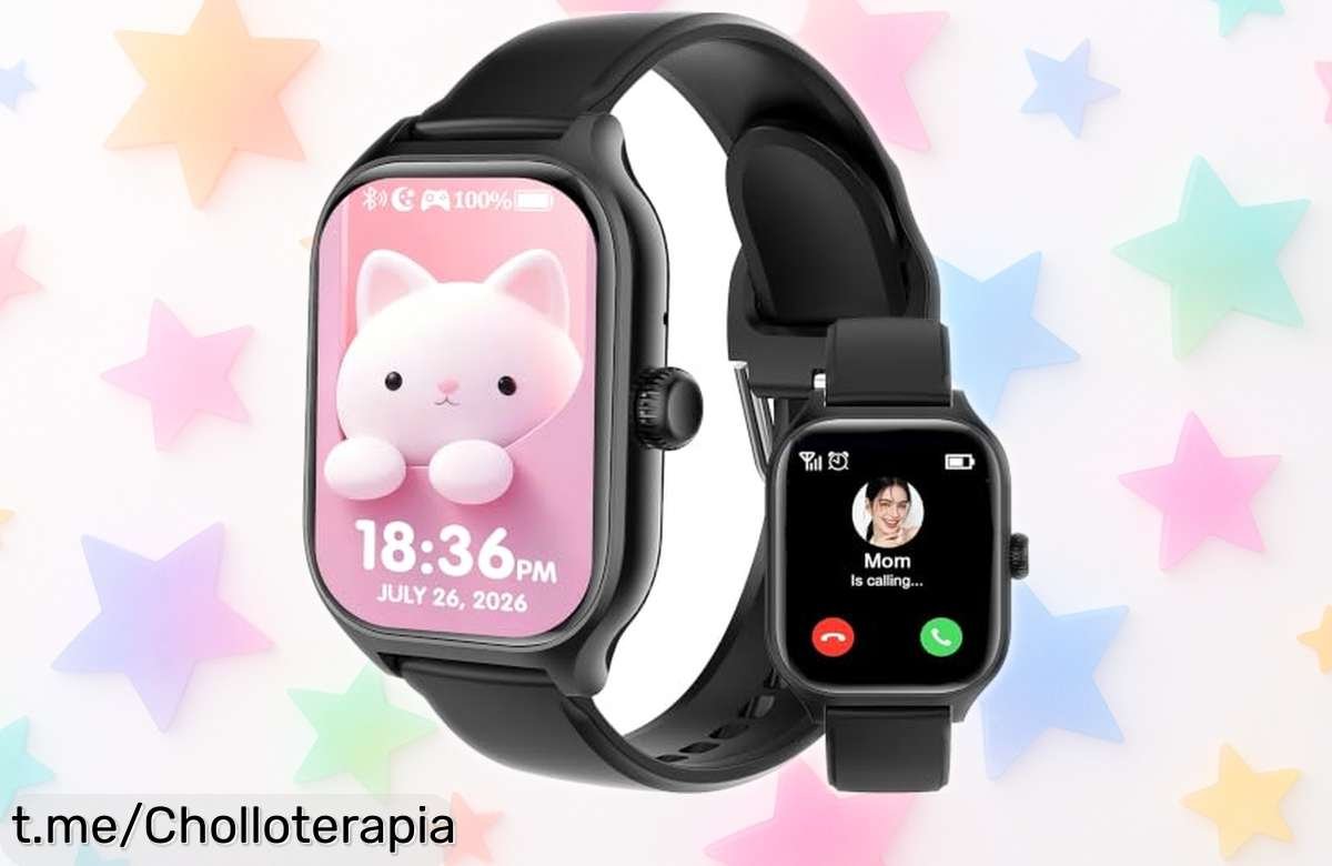 Increíble reloj inteligente deportivo para peques con llamadas y aviso SOS, ¡a un precio de locura que no puedes dejar pasar!