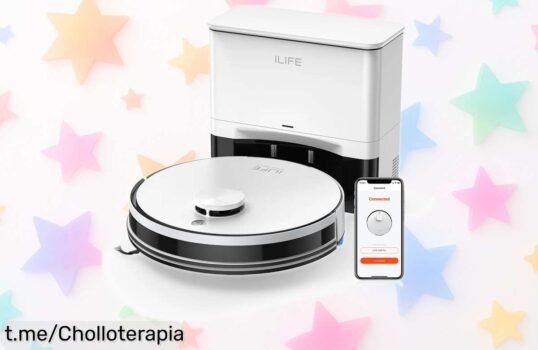 Increíble robot aspirador ILIFE A30 Pro con fregado y barrido, ¡ofertón que no vas a creer! Potencia de succión continua y 3 horas de autonomía. Aprovecha ya este chollo antes que se agote.