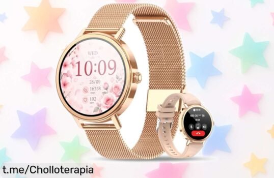 Increíble smartwatch para mujer con todo lo que necesitas: llamadas, pulsómetro y más de 100 modos deportivos a un precio tirado. ¡No dejes pasar esta oportunidad única!