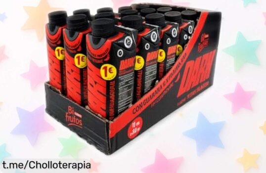 Increíble zumo de frutas Bifrutas Dark Rojo en pack de 18 briks, ¡sabor tropical y energía natural a un precio regalado! Disfrútalo antes que se acabe y recarga tu día.