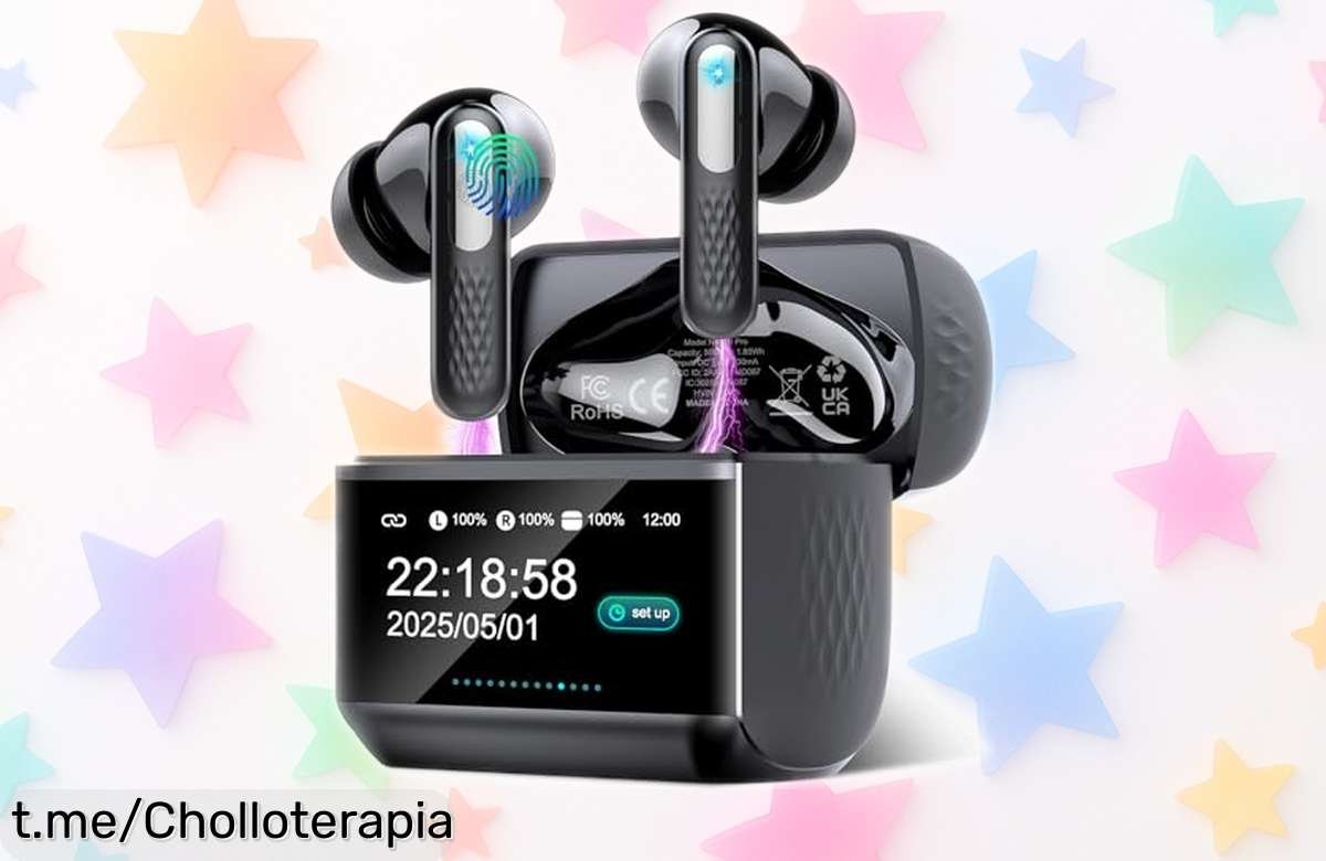 Increíbles auriculares traductor con pantalla táctil y 48h de batería: ¡disfruta conversaciones en 164 idiomas a un precio loco que no querrás dejar pasar!