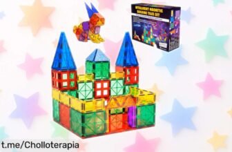 Increíbles bloques magnéticos de construcción para peques que no se despegan nunca, ¡solo hoy a un precio loco! Estimula su creatividad y aprendizaje mientras se divierten.