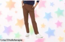 Increíbles pantalones chinos Amazon Essentials a un precio de ganga: ¡Resistentes, sin arrugas y con bolsillos seguros que te sorprenderán! No dejes pasar esta oportunidad.