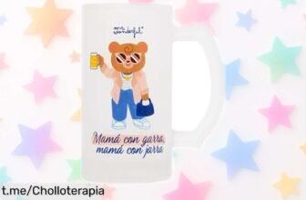 Jarra de vidrio Mr. Wonderful “Mamá con Garra, Mamá con Jarra”: ¡Una sonrisa para mamá a un precio nunca visto! Regala momentos de relax sin romper la hucha. ¡Cómprala ya!
