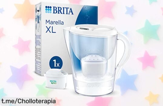 Jarra filtrante Brita Marella XL de 3,5 litros a precio loco: agua fresca y pura todos los días para toda la familia, ¡aprovéchalo antes de que se acabe!