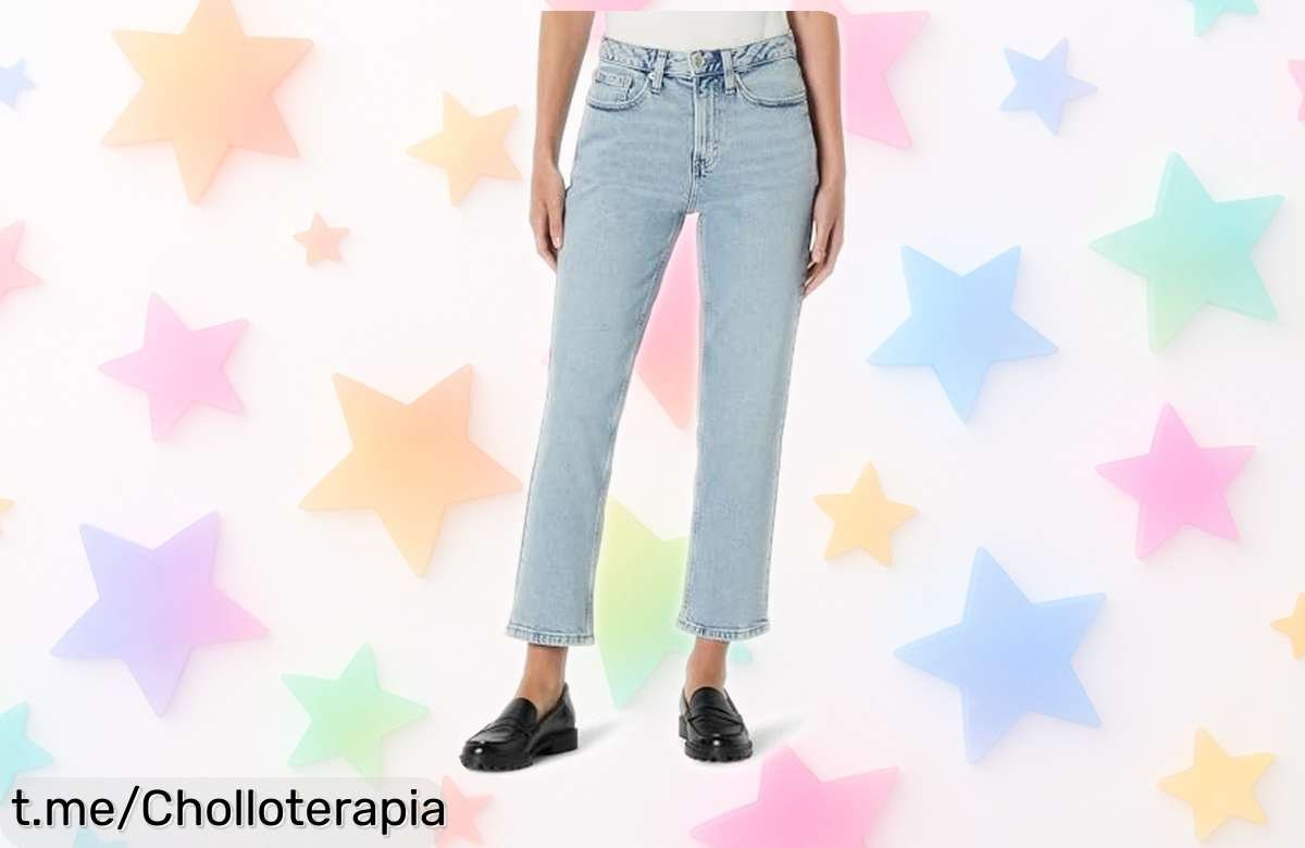 Jeans rectos de mujer Amazon Essentials, precio rebajado y rollo vintage que no podrás dejar pasar, ¡renueva tu armario con este super chollo antes de que se agoten!