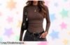 Jersey de punto Zeagoo con cuello alto y corte slim, ideal para resaltar tu figura: ¡ahora a un precio rebajado que no puedes dejar pasar!
