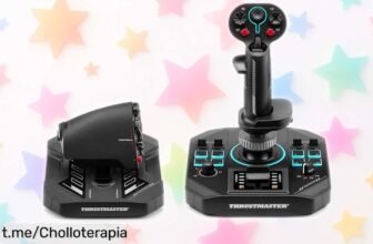 Joystick y acelerador Thrustmaster SolR 4 HOTAS, un ofertón excepcional para que vueles por el espacio como un pro: ¡no dejes pasar esta oportunidad única!