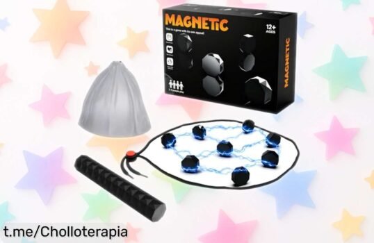 Juego de ajedrez magnético portátil con 20 piezas resistentes a un precio regalado, ¡prepárate para las mejores partidas familiares y sin piezas perdidas!