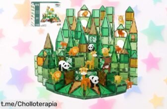 Juego de construcción magnético Olvy con 110 piezas a un precio de ganga que dispara la creatividad y une a toda la familia, ¡no te lo pierdas!