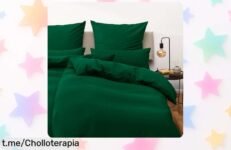 Juego de ropa de cama Blumtal supersuave con 4 piezas, ¡no te vas a creer este ofertón que hará que tu descanso sea un puro placer!