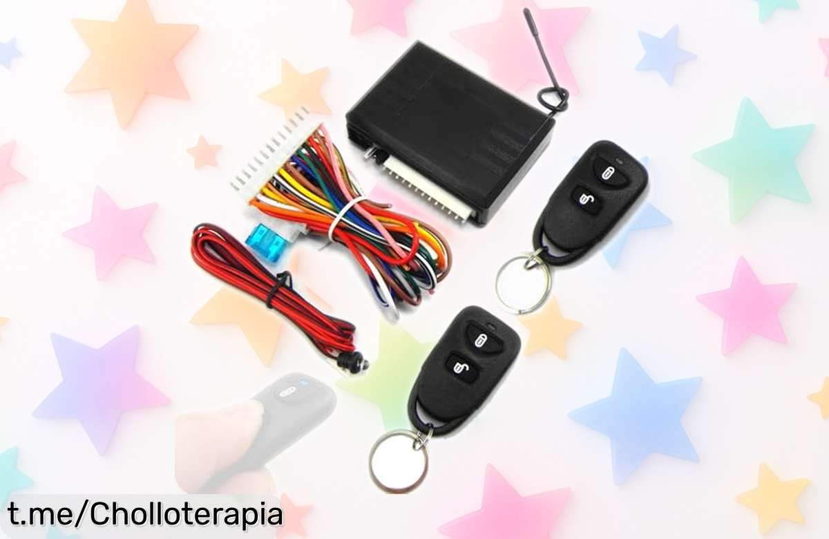 Kit de cierre centralizado Mulcort con mando a distancia, ¡y ahora a un precio loco! Dale seguridad a tu coche y disfruta de la comodidad en cada viaje. ¡Hazte con él antes que se acabe!