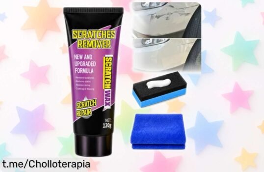 Kit de reparación para arañazos y pulidor de coche, ¡la oferta que estabas esperando! Haz que tu auto brille y luzca nuevo con este chollo irresistible. No te quedes sin el tuyo.