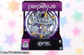 Laberinto 3D Perplexus Epic con 125 obstáculos a precio loco, ¡desafía tu paciencia y concentración! Corre, este super chollo no dura para siempre.