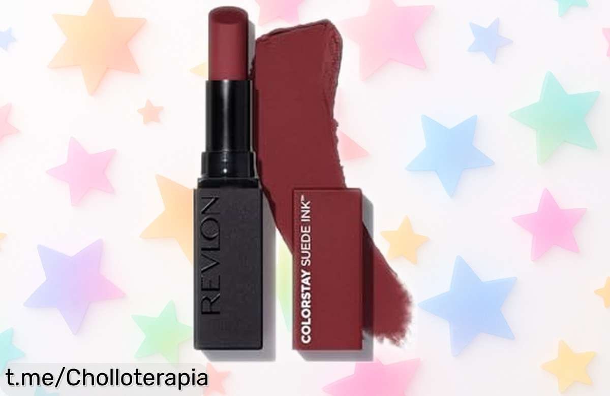 Labial mate Revlon ColorStay Suede Ink, resalta tu belleza con colores intensos todo el día y descubre todos los tonos a un precio de ganga. ¡No te quedes sin el tuyo!