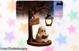 Lámpara LED 3D de fantasma HUIKUANGEU que transforma cualquier rincón en un lugar mágico: ¡aprovecha este chollo impresionante antes de que se acabe!
